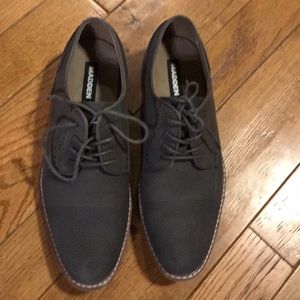 Men’s Madden gray dress shoes.